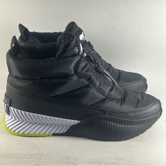 Sorel Out N About III Puffy Zip Winter Boots Waterproof Black Women's Size 10 - Picture 1 of 9